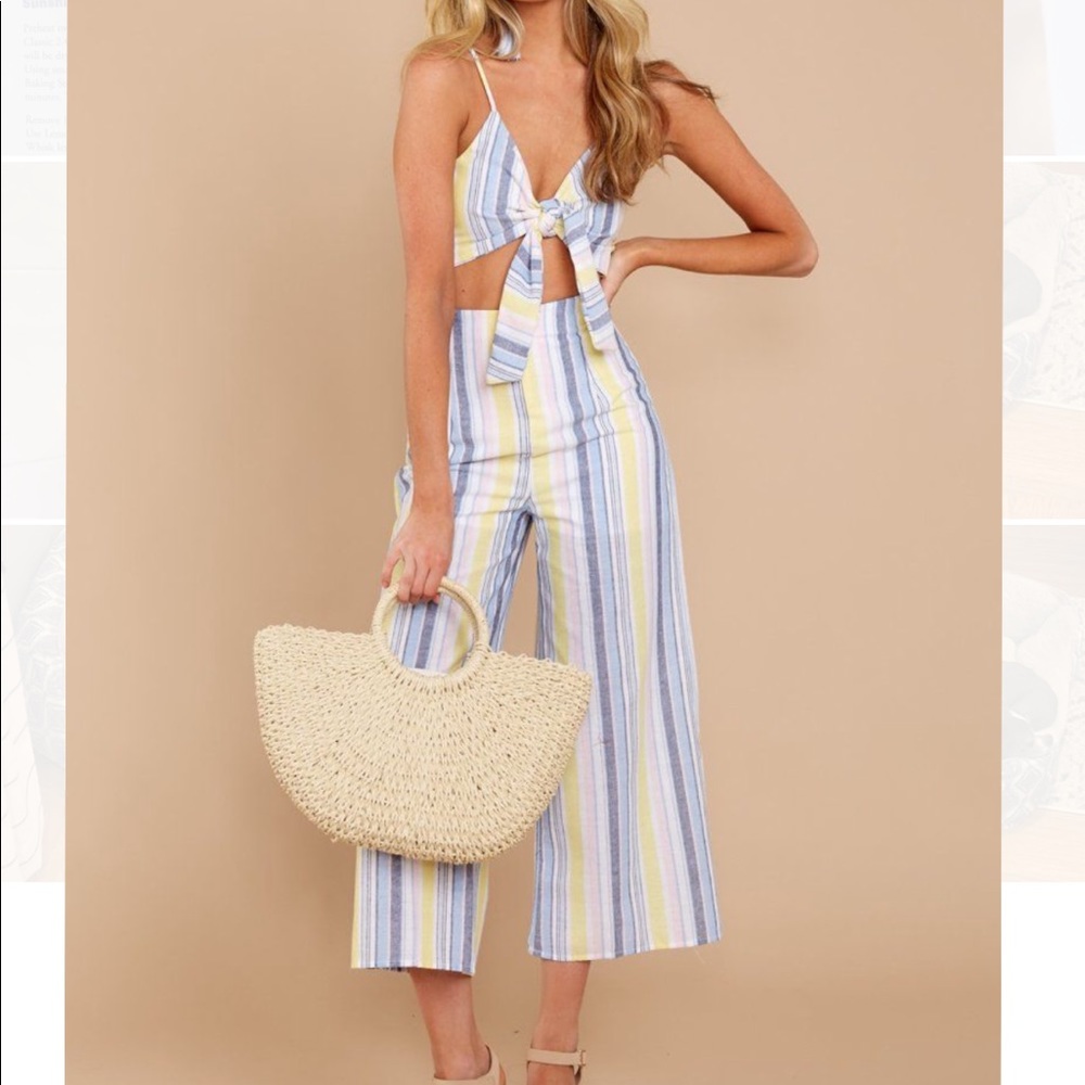 Red Dress Boutique stripe set